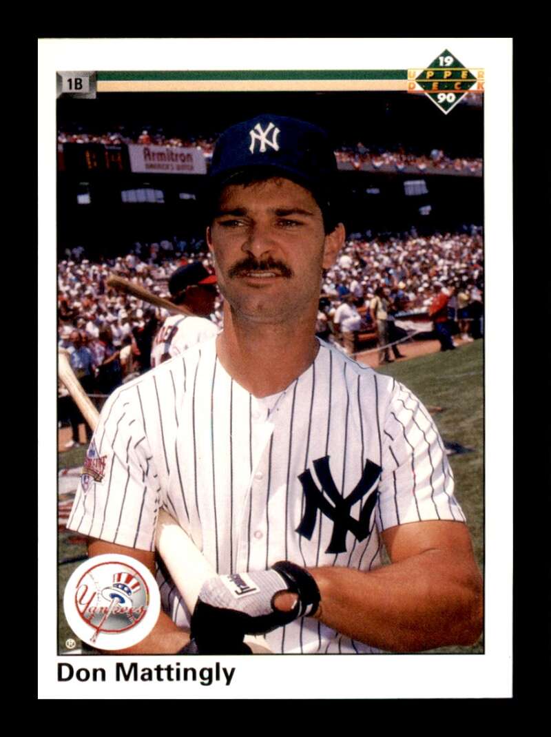 Load image into Gallery viewer, 1990 Upper Deck Don Mattingly #191B New York Yankees Image 1
