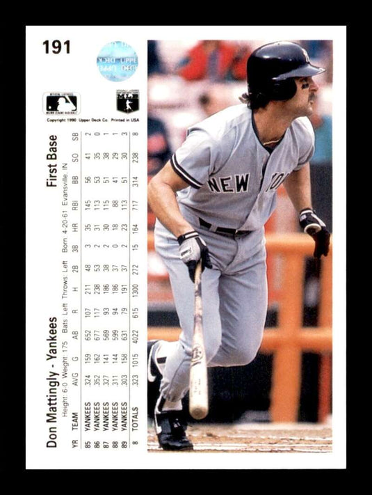 1990 Upper Deck Don Mattingly 