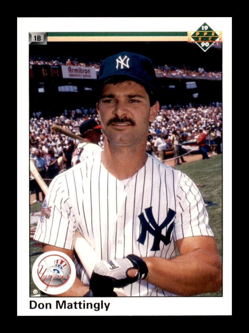 Load image into Gallery viewer, 1990 Upper Deck Don Mattingly #191B New York Yankees Image 1
