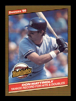 1986 Donruss Highlights Don Mattingly 