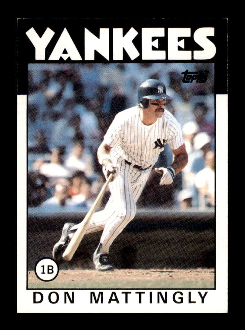 Load image into Gallery viewer, 1986 Topps Don Mattingly #180 New York Yankees Image 1
