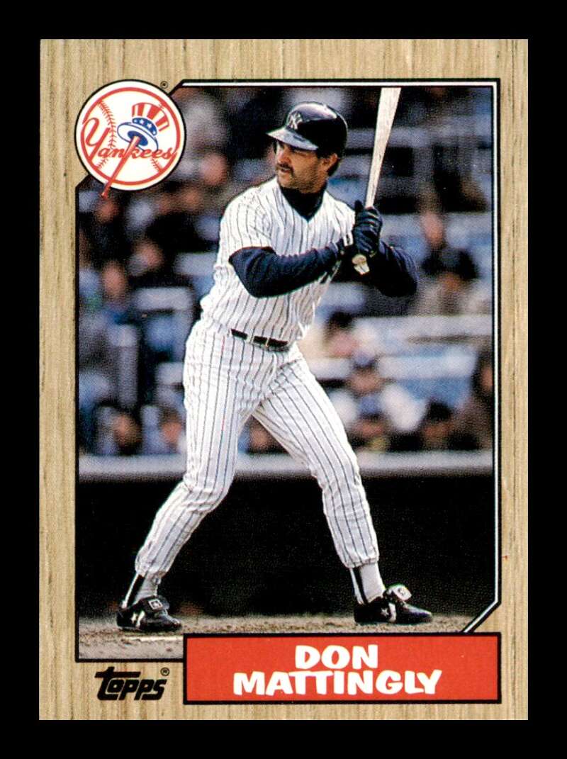 Load image into Gallery viewer, 1987 Topps Don Mattingly #500 New York Yankees Image 1
