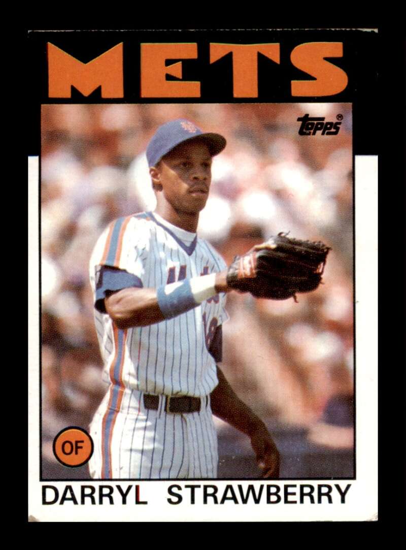 Load image into Gallery viewer, 1986 Topps Darryl Strawberry #80 New York Mets Image 1
