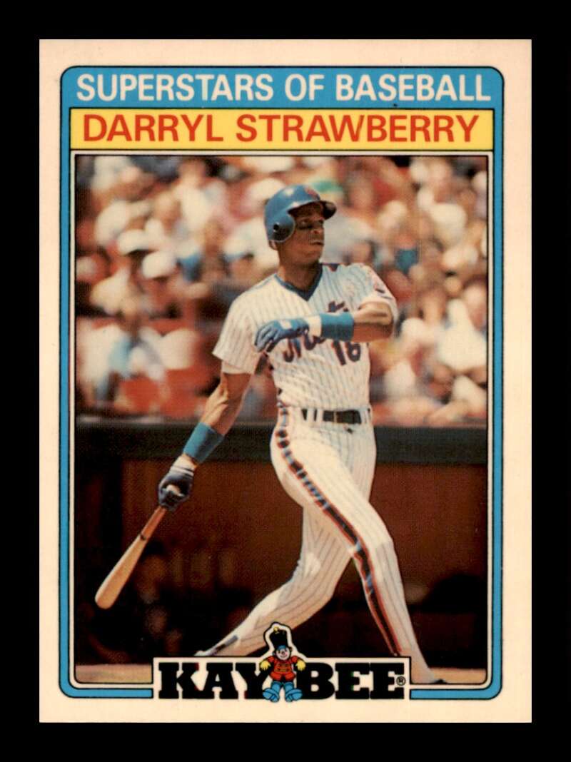 Load image into Gallery viewer, 1987 Topps Kay-Bee Superstars of Baseball Darryl Strawberry #31  Image 1
