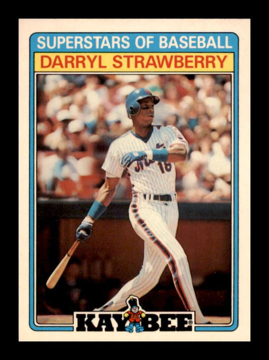 1987 Topps Kay-Bee Superstars of Baseball Darryl Strawberry