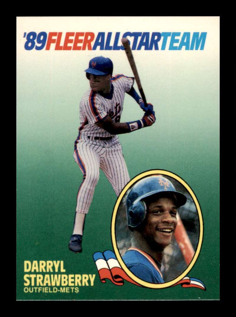 Load image into Gallery viewer, 1989 Fleer All Stars Darryl Strawberry #10 New York Mets Image 1
