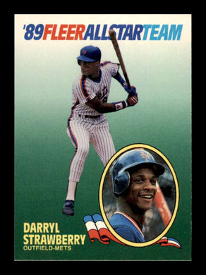 1989 Fleer All Stars Darryl Strawberry 