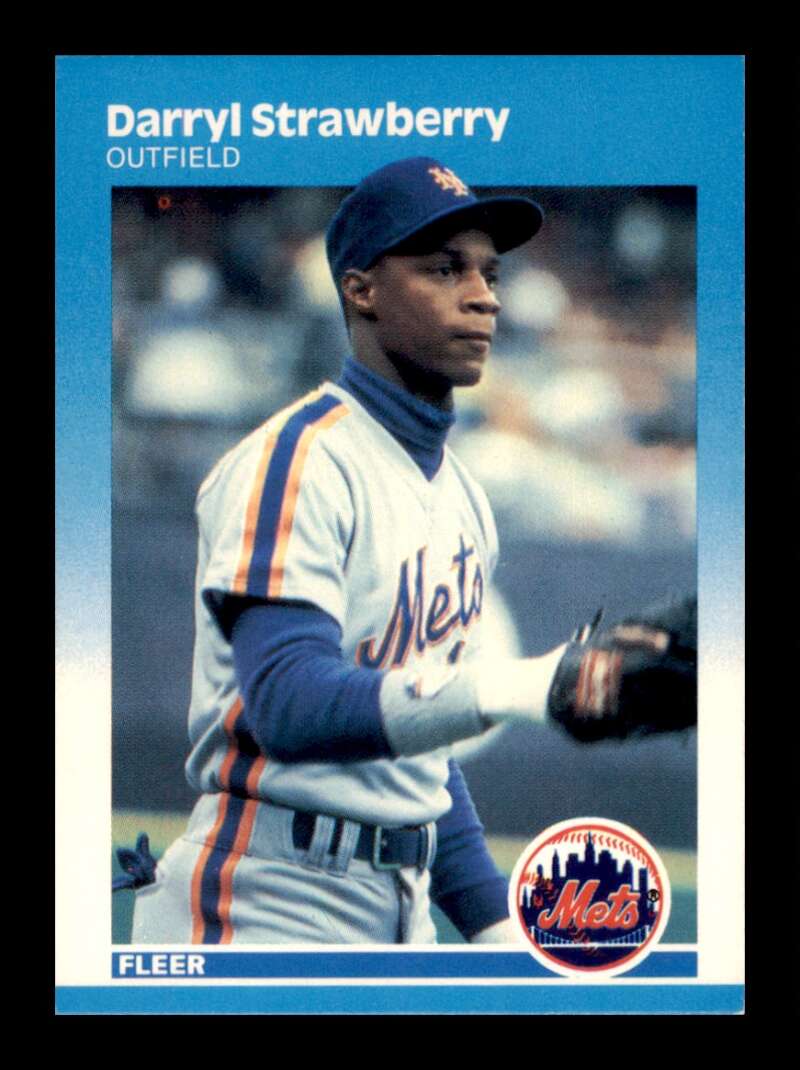 Load image into Gallery viewer, 1987 Fleer Darryl Strawberry #23 New York Mets Image 1
