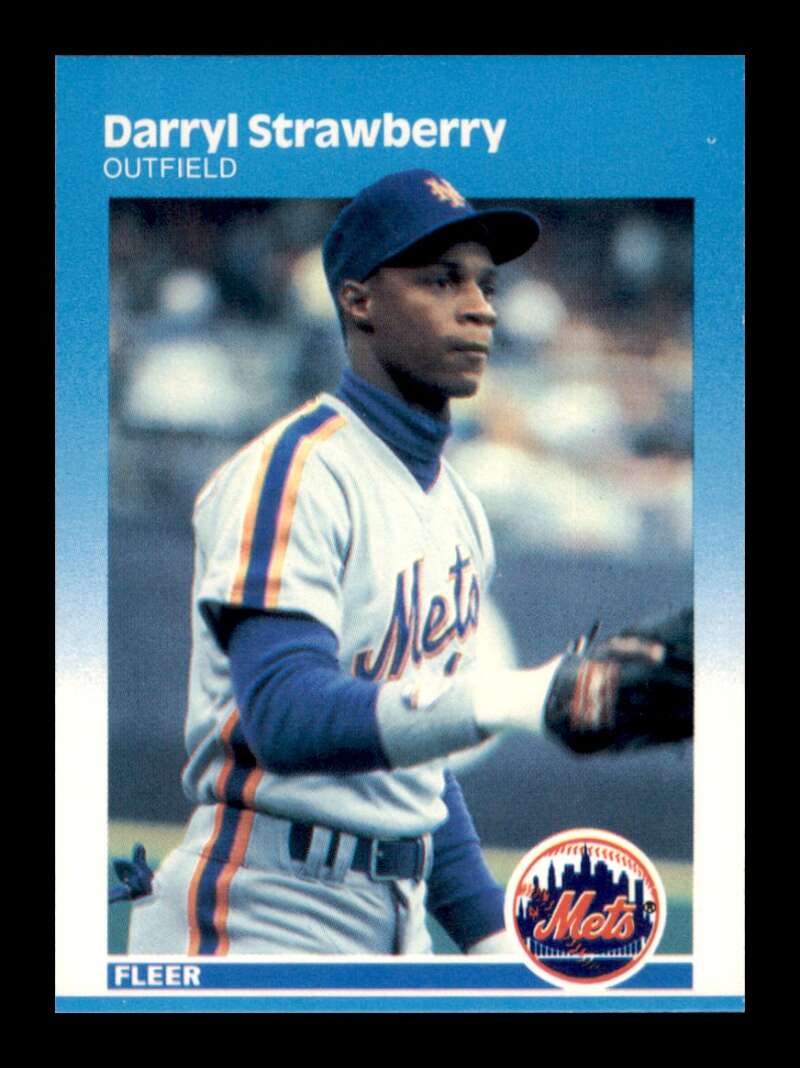 Load image into Gallery viewer, 1987 Fleer Darryl Strawberry #23 New York Mets Image 1
