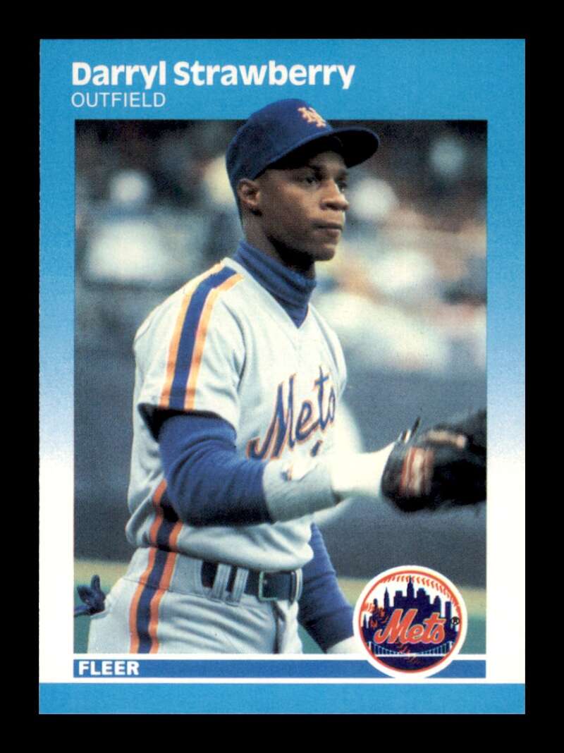 Load image into Gallery viewer, 1987 Fleer Darryl Strawberry #23 New York Mets Image 1
