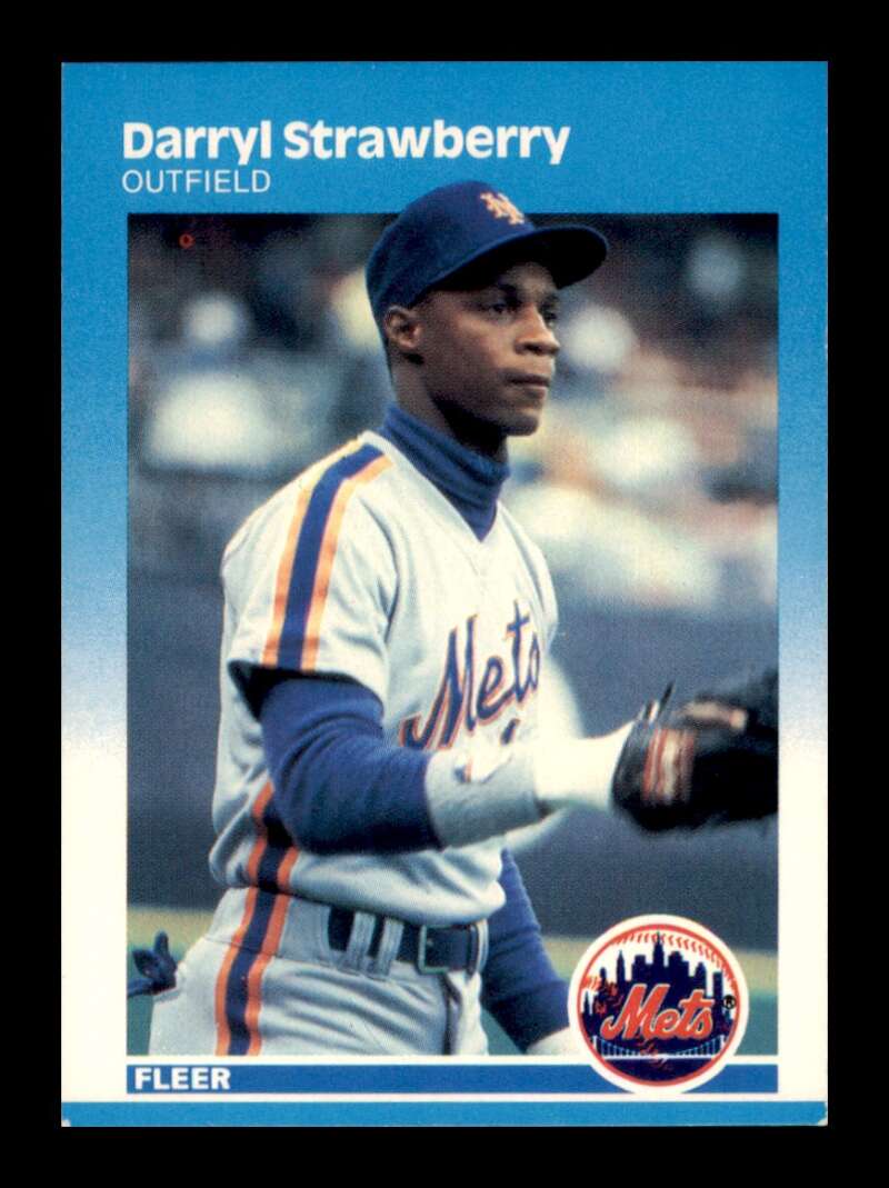 Load image into Gallery viewer, 1987 Fleer Darryl Strawberry #23 New York Mets Image 1
