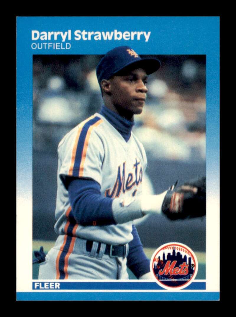 Load image into Gallery viewer, 1987 Fleer Darryl Strawberry #23 New York Mets Image 1
