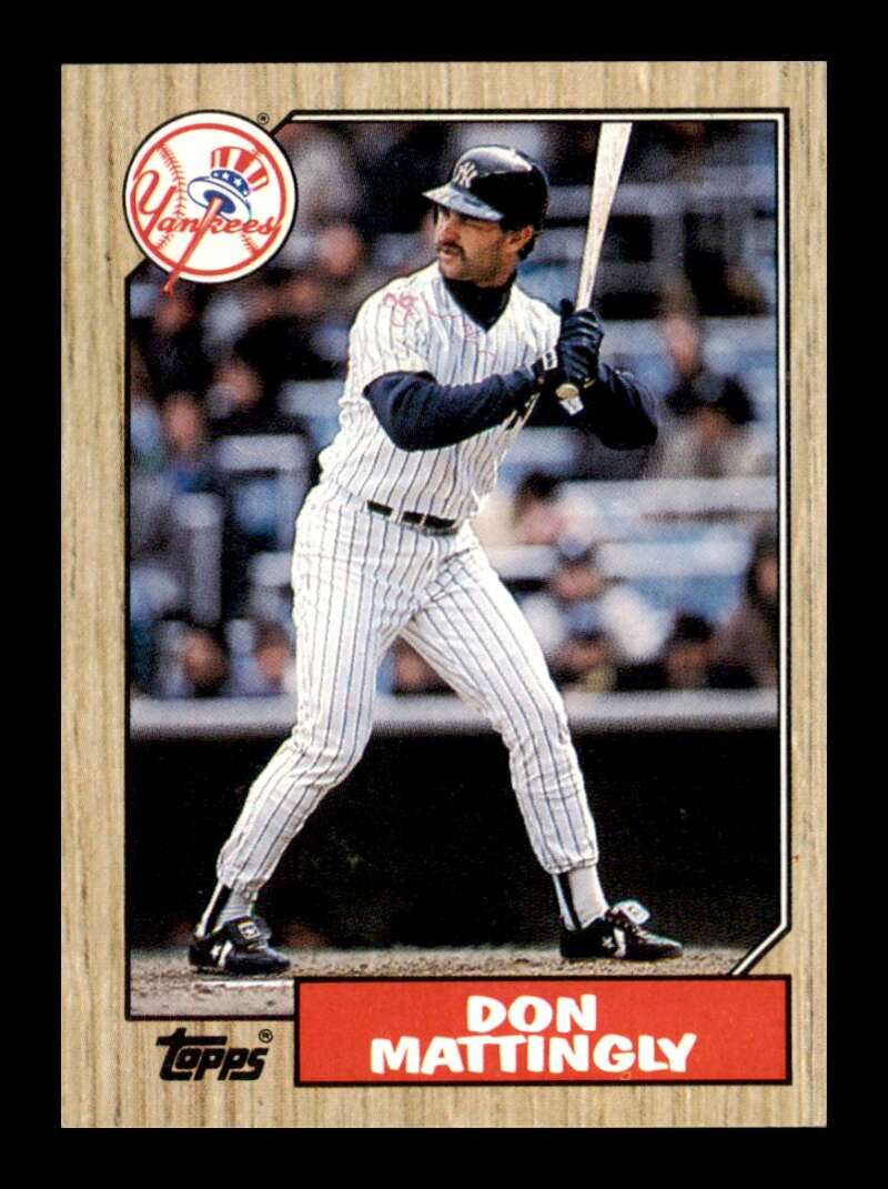 Load image into Gallery viewer, 1987 Topps Don Mattingly #500 New York Yankees Image 1
