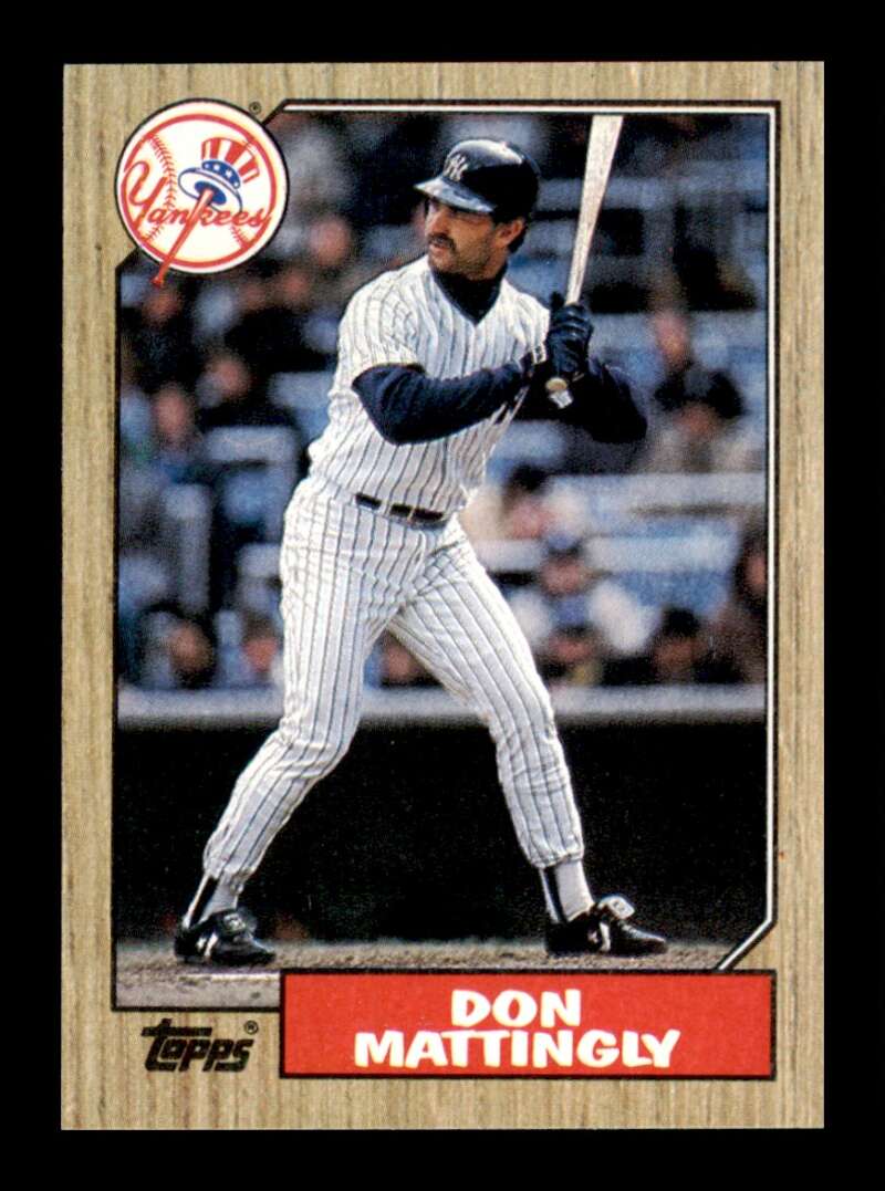 Load image into Gallery viewer, 1987 Topps Don Mattingly #500 New York Yankees Image 1
