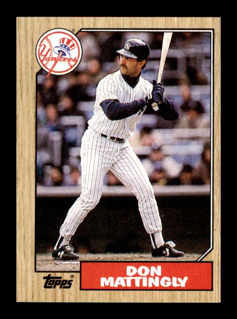 Load image into Gallery viewer, 1987 Topps Don Mattingly #500 New York Yankees Image 1
