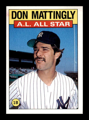 1986 Topps Don Mattingly 