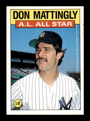 1986 Topps Don Mattingly 