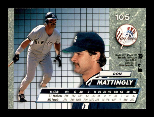 1992 Fleer Ultra Don Mattingly 