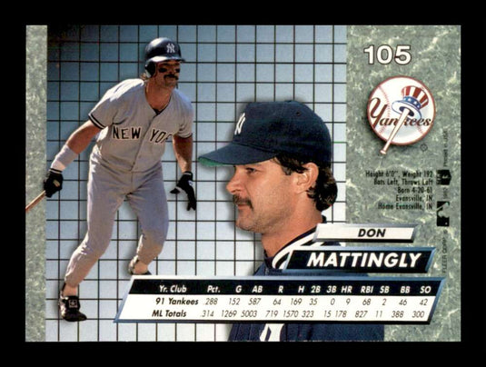 1992 Fleer Ultra Don Mattingly 