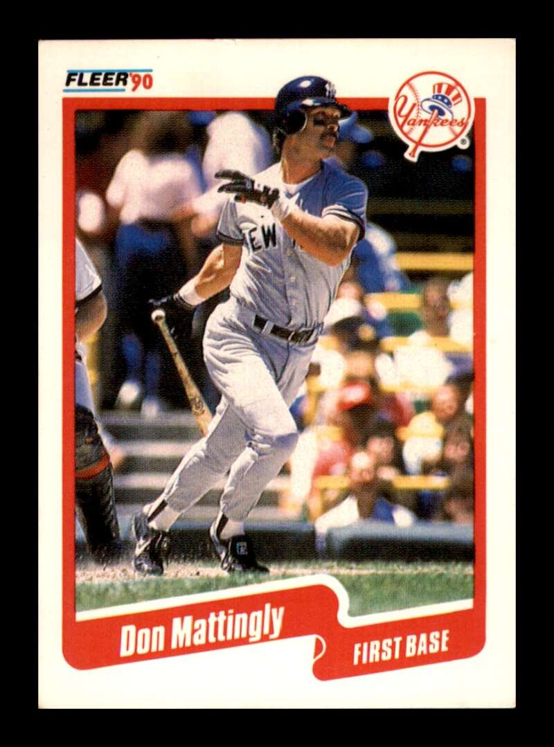 Load image into Gallery viewer, 1990 Fleer Don Mattingly #447 New York Yankees Image 1
