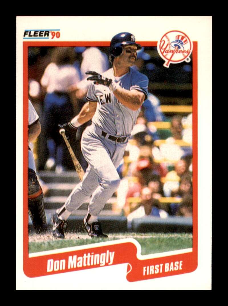 Load image into Gallery viewer, 1990 Fleer Don Mattingly #447 New York Yankees Image 1
