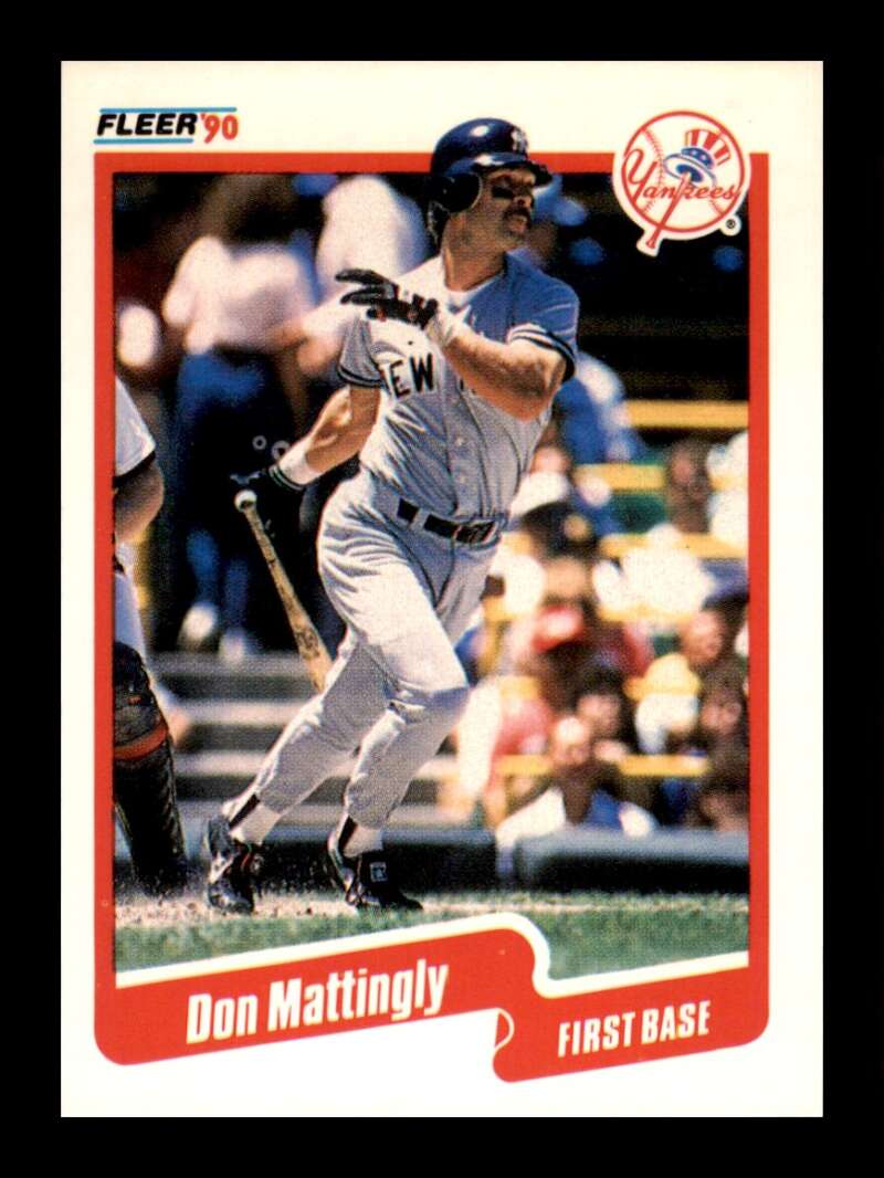 Load image into Gallery viewer, 1990 Fleer Don Mattingly #447 New York Yankees Image 1
