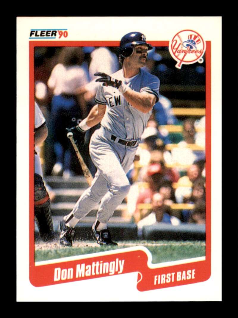 Load image into Gallery viewer, 1990 Fleer Don Mattingly #447 New York Yankees Image 1
