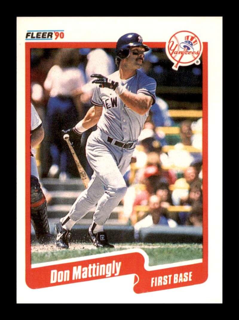 Load image into Gallery viewer, 1990 Fleer Don Mattingly #447 New York Yankees Image 1
