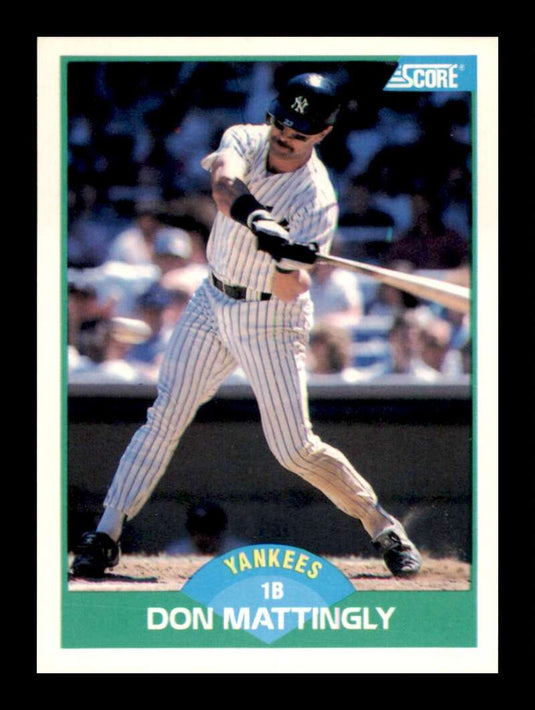 1989 Score Don Mattingly