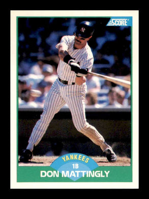 1989 Score Don Mattingly 