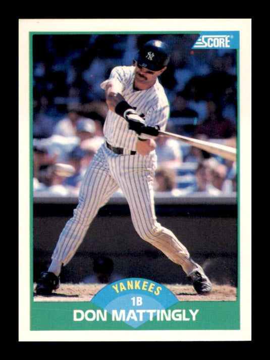 1989 Score Don Mattingly