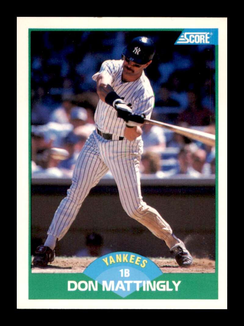 Load image into Gallery viewer, 1989 Score Don Mattingly #100 New York Yankees Image 1
