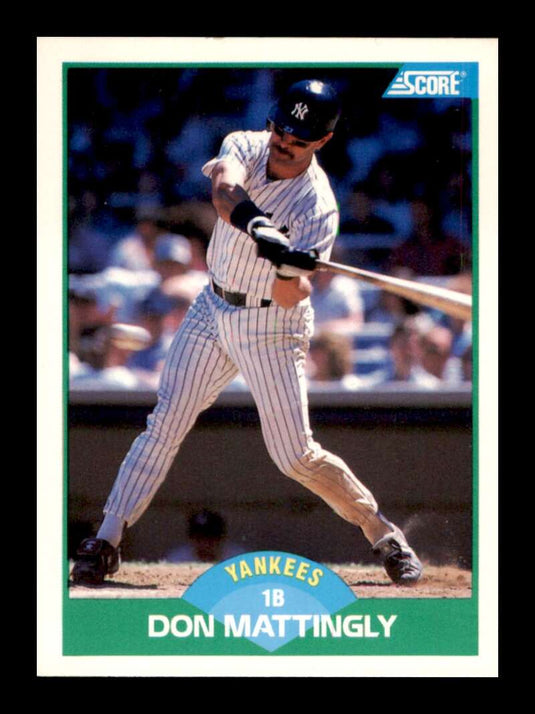 1989 Score Don Mattingly 