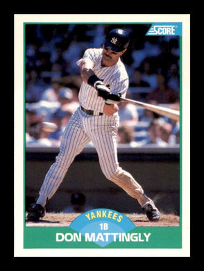 1989 Score Don Mattingly 