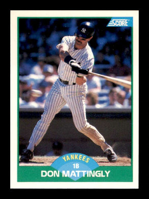 1989 Score Don Mattingly 