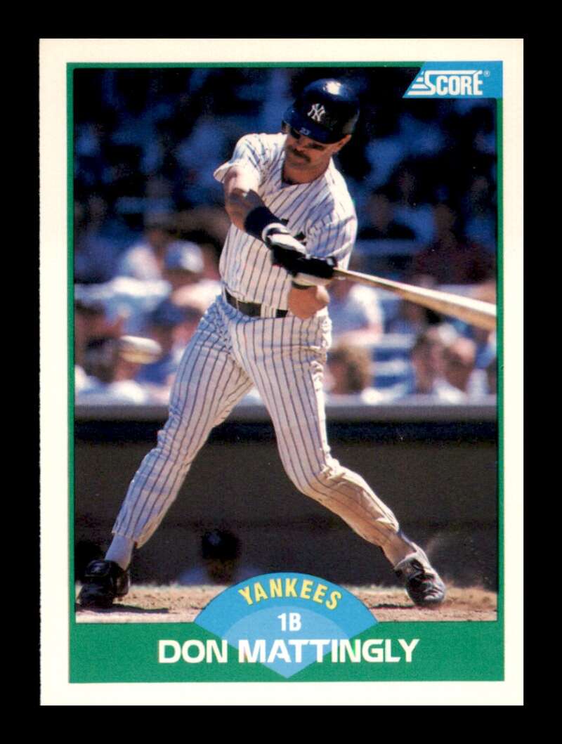 Load image into Gallery viewer, 1989 Score Don Mattingly #100 New York Yankees Image 1
