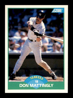 1989 Score Don Mattingly 