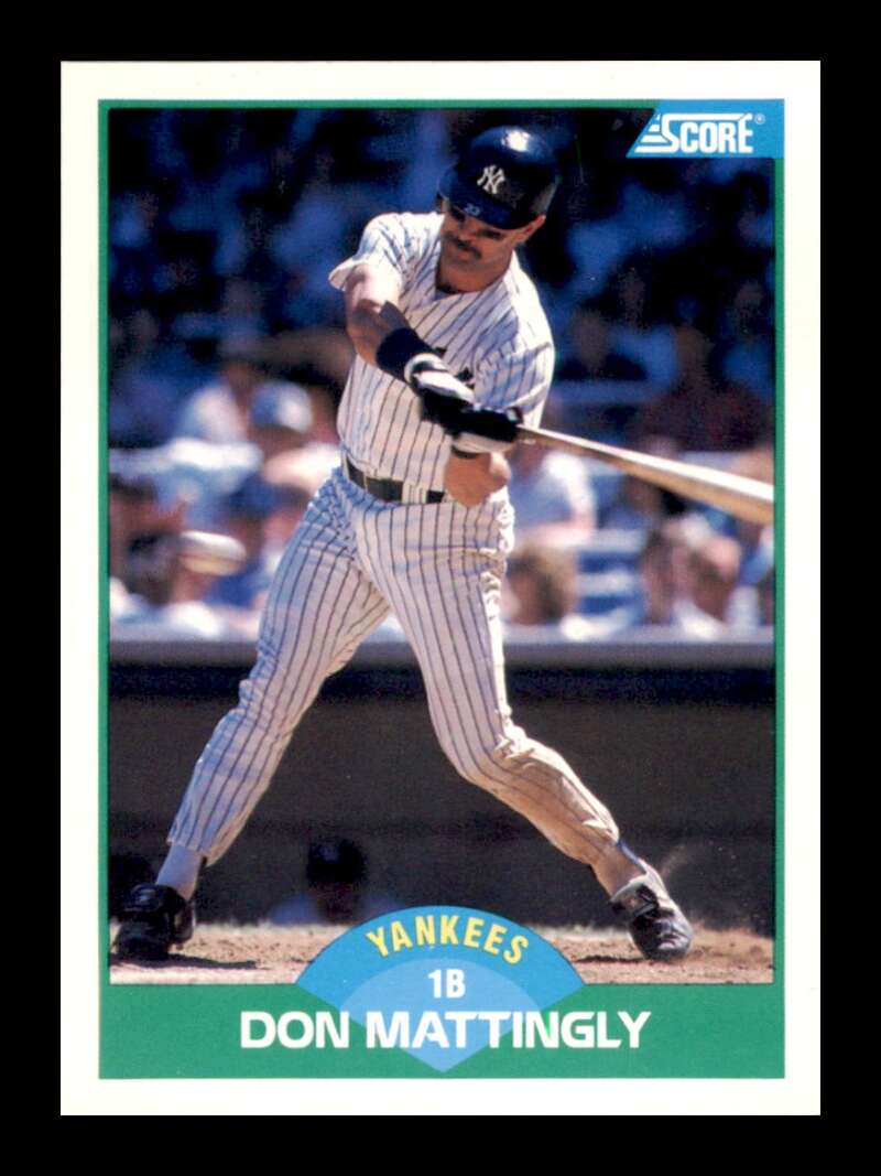 Load image into Gallery viewer, 1989 Score Don Mattingly #100 New York Yankees Image 1
