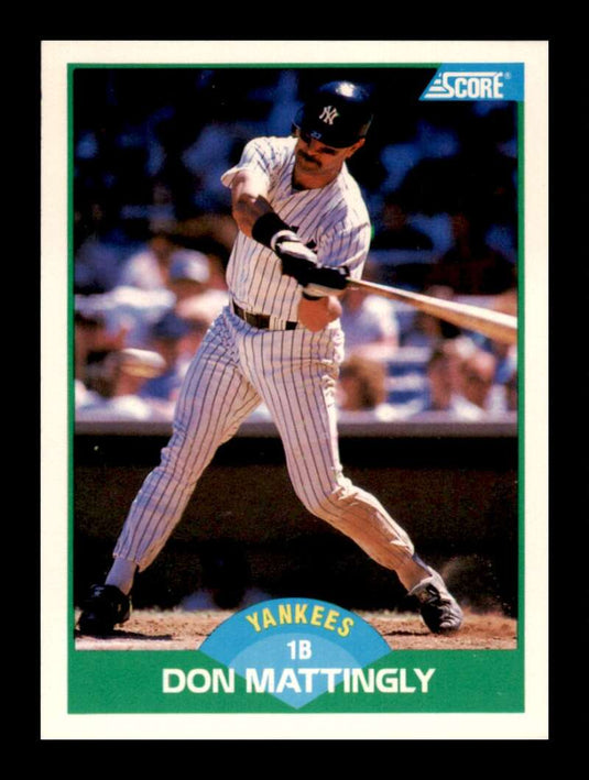 1989 Score Don Mattingly