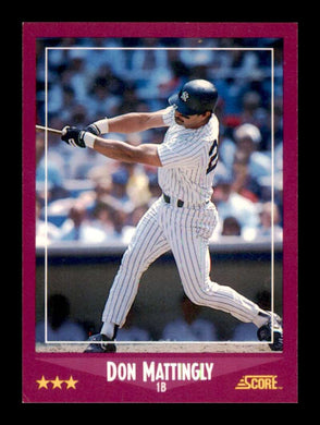 1988 Score Don Mattingly 