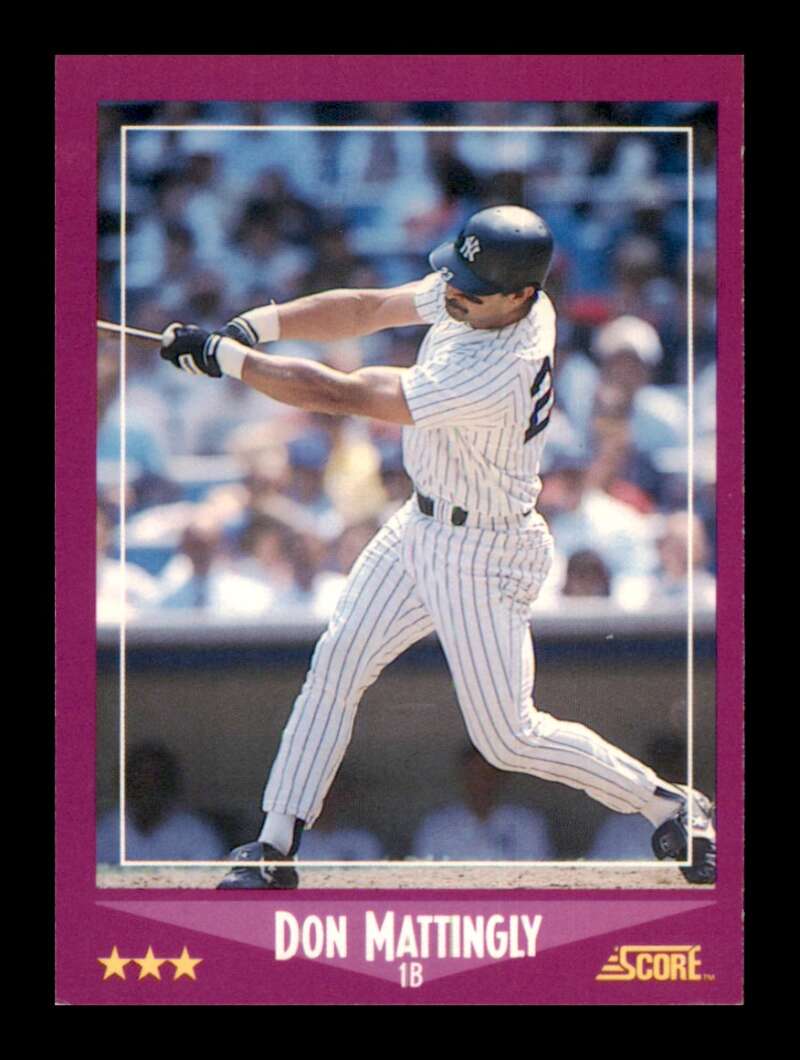 Load image into Gallery viewer, 1988 Score Don Mattingly #1 New York Yankees Image 1
