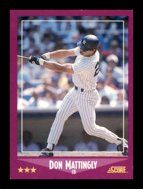 1988 Score Don Mattingly 