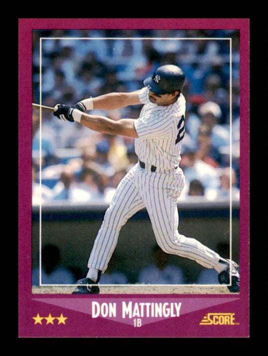 1988 Score Don Mattingly