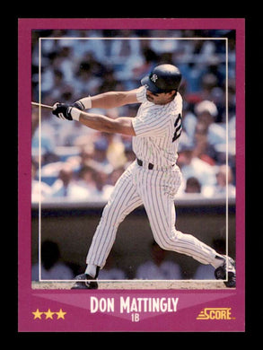 1988 Score Don Mattingly 