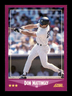 1988 Score Don Mattingly 