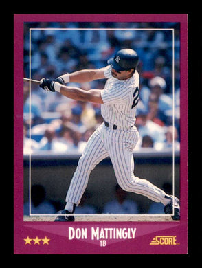 1988 Score Don Mattingly 