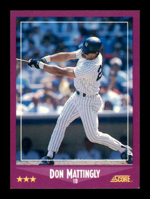 1988 Score Don Mattingly 