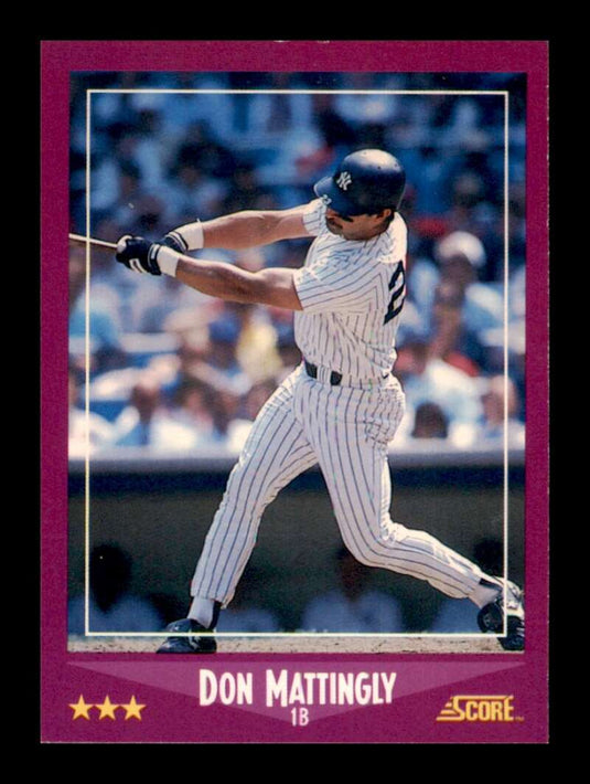 1988 Score Don Mattingly 