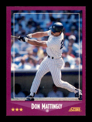 1988 Score Don Mattingly 