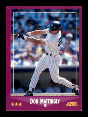 1988 Score Don Mattingly 